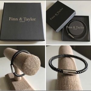 Men’s Finn & Taylor Leather Bracelet